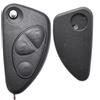 mt key Guscio per chiave a scatto con telecomando, 3 tasti, compatibile con ALFA ROMEO
