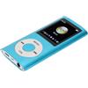 Dioche Lettore Mp3 Lettore Mp3 in Lega di Alluminio Elegante Suono Multifunzionale Senza Perdita Sottile Schermo LCD da 1,8 Pollici Portatile (Blu)