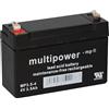 Akkuman.de Akkutechnik vom Fachmann Batteria compatibile Eisemann HS10 074550 Acculux 4V 3,5Ah AGM