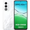 OPPO A5m 4G 8GB RAM + 256GB ROM, smartphone sbloccato con IA, display da 6,67 a 90 Hz, fotocamera AF da 50 MP, batteria da 6000 mAh, IP65, Mist White (include caricabatterie SUPERVOOC da 45 W)