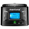 Mantona Testa panoramica motorizzata, riprese panoramiche a 360°, rotazione continua, utilizzabile con treppiedi fotografico, accessorio per fotocamere GoPro e smartphone