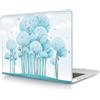 HLAAJJX Custodia Compatibile con Macbook Pro 13 pollici 2015 2014 2013 2012 con display Retina A1425 A1502, Case Rigida Protettivo Plastica Copertina, Albero blu