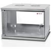 Techly Professional 108194 Armadio Rack 19 a Muro 9U Prof. 320 Grigio Assemblato Grigio