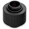 EK -Quantum Coppia rotante MM 14 mm Maschio a Maschio Extender Fitting - Nero