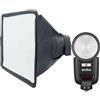 Generico RIFLETTORE 15x17CM FLASH CIRCOLARE DIFFUSORE SOFTBOX MACRO ESTERNO diffuser reflector compatibile con GODOX V1 V1n V1c V1s V1f V100 V1 PRO NEEWER Z1 Z2 Yongnuo YN650EX-RF ritratto fotografia