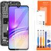 AGCUT Display LCD per Samsung A05S LCD schermo per Galaxy A05S SM-A057G SM-A057F SM-A057M 6,7 pollici, set di schermi digitalizzatori Full Assembly con riparazione (nero con cornice, Incell)