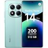 XIAOMI Redmi Note 14 Pro 5G Smartphone, 12 GB RAM 512 GB, 6.67 Inches, Rhythm Eye Protection, Fingerprint Unlock, Dual Card Dual Standby, Curved Screen, NFC, 45W Wired Fast Charging, Verde corallo