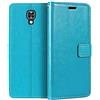 Shantime Custodia Portafoglio in Pelle PU Compatibile con LG X Screen K500N, Cover con Chiusura Magnetica, Tasche per Carte e Funzione Stand