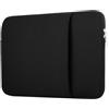 Generic Borsa per computer portatile, custodia protettiva, 33,3 x 25,4 x 1,5 cm, grande capacità e tasca laterale con cerniera, per netbook, tablet, computer e custodia multifunzione