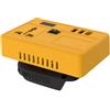 Generico Inverter Intelligente Per La Batteria Dello Strumento Elettrico, Inverter Di Alimentazione Portatile, Convertitore Da 21v A 220 V, Onda Sinusoidale Pura, Protezione Da Sovraccarico, 12,5x8x6cm, Per Ba