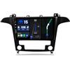 BXLIYER Android 15 - [6G+128G] - IPS Autoradio Per Ford S-Max (2007-2015) - Senza fili Carplay + Android Auto - LED Camera & MIC - DSP DAB Volante WiFi 360-CAM Fast-Boot Bluetooth - 9 Pollice 2 Din