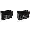 Electron 2x BATTERIA AL PIOMBO RICARICABILE 12V 7AH 20hr Per allarmi antifurti ups lampade di emergenza giocattoli peg perego 7,2Ah 7,5Ah