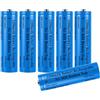 Generic 6 Pcs 3,7 2200 mAh Batteria Ricaricabile, Button Top Ricaricabili Batterie, Ni-MH Bottone in Alto Alta Capacità Pile per Fotocamera/Piccolo Ventilatore/LED Lampada Frontale/Luci Solari