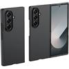 QJONSIU Cover Compatibile con Samsung Galaxy Z Fold 7, Antigraffio Ultra Sottile e PC Protezione Case-Nero