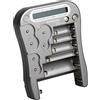 Kraftmax, tester universale per pile e batterie, con display LCD, versione MW333/LX5900, con tester per pile a bottone