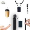 Pinganillosocultos Kit completo mini telecamera spia pulsante con auricolare spia invisibile senza fili - Copia esame - WiFi HD 1080p reale - ideale per leggere fogli A4 (anello supermini)