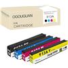OGOUGUAN Cartuccia d'inchiostro compatibile per 913A per HP PageWide 352dw 352dn MFP 377dw 377dn Pro 452dw 452dn 552dw Managed P55250dw P57750dw MFP (4-Pack)