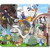 NUNIMA Di alta qualità grandi dimensioni Stuoia del mouse Studio Ghibli personaggi 36913 Cuscinetti in gomma tappetino per mouse non-slippery Durevole Mouse da gioco