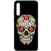 Mixroom - Cover Custodia Back case In TPU Silicone Morbido Per Samsung Galaxy A30S Fantasia Teschio Messicano Fiori Z428