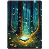 SGKITM Custodia per Amazon Kindle Paperwhite 11ª Generazione 2021 Cover Pelle Silicone Flip 360° Protezione Automatici Svegliati o Sonno Funzione Magnetico Spazio Motivo Cover 6.8 174 x 125 x 8,1 mm (5)