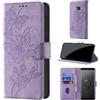 CaseGla Cover per Samsung Galaxy S9 5,8 Pollici, Viola | Blocco RFID, Portafoglio Pelle PU, Flip Libro, Porta Carte, Magnetica Libretto, Antiurto Protezione Completa