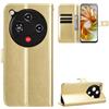 BellaCase Custodia ZTE Nubia Focus 2 5G [Custodia Portafoglio] [Staffa] [Slot per schede] [Flip Cover Magnetica] Compatibile con Lo Smartphone ZTE Nubia Focus 2 5G(d'oro)