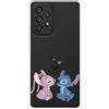 LA CASA DE LAS CARCASAS Custodia per Samsung Galaxy A53 5G ufficiale di Lilo & Stitch Angel & Stitch Bacio per proteggere il tuo cellulare. Cover in silicone flessibile con licenza ufficiale Disney
