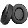 YunYiYi Cuscinetti di ricambio per cuffie Creative Sound BlasterX H6 7.1 USB Gaming Headset Cuffie Cuffie Dimensioni 105mm X 85mm (Nero)