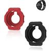 Yystao - Cover in silicone per Amazfit T-REX 3, resistente alle cadute e ai graffi, colore: Nero/Rosso