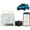 Generico Localizzatore GPS Auto Magnetico Nascosto, GPS Tracker Senza SIM/Abbonamento, Compatibile con Google Find My Android, Localizzatore per Animali/Bambini/Veicoli (nero for android)