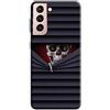 Mixroom - Cover Custodia Back case In TPU Silicone Morbido Per Samsung Galaxy S22 Fantasia Teschio nascosto N781