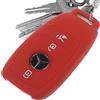 mt key Coperchio di protezione in silicone rosso per chiavi auto compatibili con Mercedes Benz Classe E W213