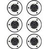 naughtystarts 6pcs mandrino Hub CD Holder Ricambio per PS1 PSX Laser Head Lens Ceramic Motor Cap Giradischi Lettore CD DVD vassoio con perline