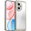 QJONSIU Cover Compatibile con Honor 400 Pro, Anti-graffio HD Trasparente Cover Protettiva Case TPU Morbido e PC Rigido-Grigio