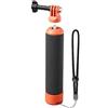 Feegow Manico galleggiante per Insta360 X5/X4 e per action camera DJI, impugnatura galleggiante impermeabile, treppiede da 1/4 vite anti-affondamento, per sport acquatici, snorkeling, surf