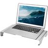 Niiyen Supporto per Monitor del Computer, Supporto per Monitor in Lega di Alluminio, Supporto per scrivania per Laptop Supporto per Organizer in Argento Accessori da scrivania, Forniture