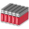 Anloter - Chiavetta USB Flash Drive, 50 pezzi, per computer, laptop, Mac, tablet, regalo (32 MB, rosso)(Attenzione; La capacità è MB, non GB)