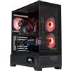 BREUNOR NOBLE CHOICE SKIBIDIBOPPI - PC Gaming Ryzen 7 5700X 8 Core fino a 4.60GHz, RX 9060 XT 16Gb, SSD NVMe 1000Gb, RAM 32GB DDR4 3200MHz, Dissipatore ad Aria, Windows 11 Pro, Pc da gaming