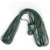 Luccika Cavo Prolunga da 10 Metri per stringhe di Luci LED Luccika Home a 31V/36V, Connettore Maschio e Femmina con guarnizioni, IP44, Uso Interno ed Esterno (Verde)