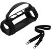 JOYSOG Custodia in silicone per Charge 5, custodia protettiva portatile da viaggio con tracolla, per altoparlante Bluetooth JBL Charge 5 Wi-Fi/Charge 5 (nero)