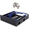 Jrifedptry 2 x USB 3.0 pannello frontale con dispositivo da 3,5 pollici / HDD o 2,5 pollici SSD/HDD a 5,25 pollici floppy a disco ottico staffa vassoio bay
