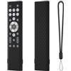 Generic Custodia protettiva per telecomando Hisense, in silicone, custodia protettiva per Hisense Class A7 U8 serie LCD 4K (nero)