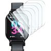 KARYLAX - 6 Pezzi Pellicola Protettiva Antigraffio 100% Trasparente Compatibile per DECATHLON Smartwatch sportivo GPS Fit100 M