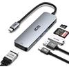 ICZI Hub USB C 6-in-1 Con HDMI 4K 60Hz, 2 Porte USB 3.0, Lettore SD/TF, PD 100W Per Mac/MacBook Pro/Air E Altri Laptop