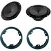 Superauto hi-fi Audison AP 6.5 coppia di woofer 165mm, potenza RMS 70W a 4 Ohm set adattatori altoparlanti per FORD S Max Predisposizione Anteriore o posteriore
