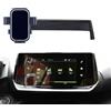 Generic Supporto telefonico auto Peugeot 2008 2019-2023, staffa navigazione schermo bocchetta aria, rotazione 360°, supporto gravità smartphone