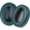 Generic Cuscinetti auricolari di ricambio compatibili con cuffie Sony MDR-100A MDR-100AAP MDR-H600A, cuscinetti auricolari in pelle proteica, verde scuro