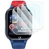 KARYLAX - 3 pellicole proteggi schermo in vetro temperato, durezza 9H, protezione anti-graffio compatibile per smartwatch bambino Lagenio K9 Kid 1,78