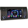 erisin [4GB+64GB] Android 16 8 Core Autoradio per BMW X5 E53 Supporto GPS Navigatore Wireless Carplay Android Auto DSP Bluetooth 5.0 WiFi Dab+ Touchscreen