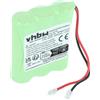 vhbw Batteria pacco di 3x AA Mignon per diversi dispositivi (2000mAh, 3,6V, NiMH)